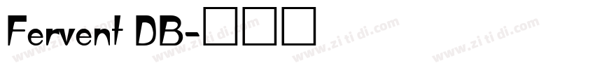 Fervent DB字体转换